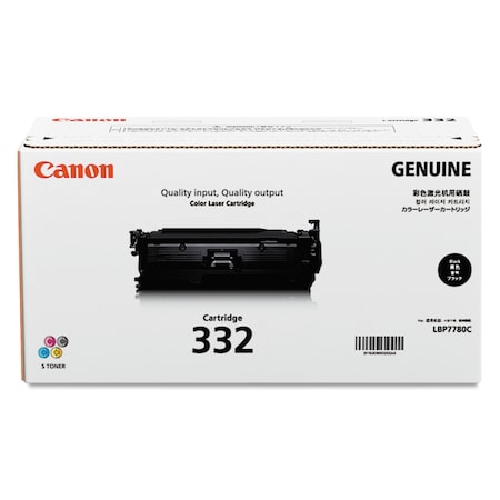 Canon 6264B012 (332LL) Toner, 12000 Page-Yield, Black 6264B012